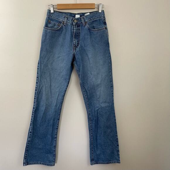 Lucky Brand Denim - Vintage Y2K Lucky Brand Low Rise Flare all cotton Made in USA jeans womens 10 28